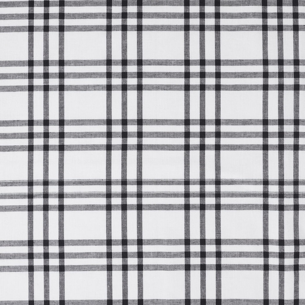 Sawyer Mill Plaid Valance, Black, 16x61