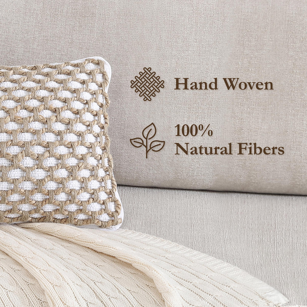 Jada Decorative Throw, Includes Accent, Premium Woven Design, Living Room Décor, (1) 12" x 20" Pillow Cover with