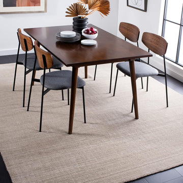 Himalaya Area Rug - 9' x 12', Stone, Handmade Wool