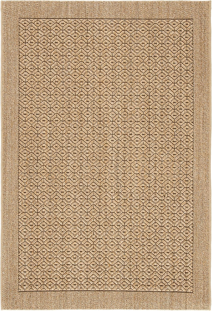 Palm Beach Collection Accent Rug, Natural, Sisal Design, Non-Shedding & Easy Care, Ideal for High Traffic