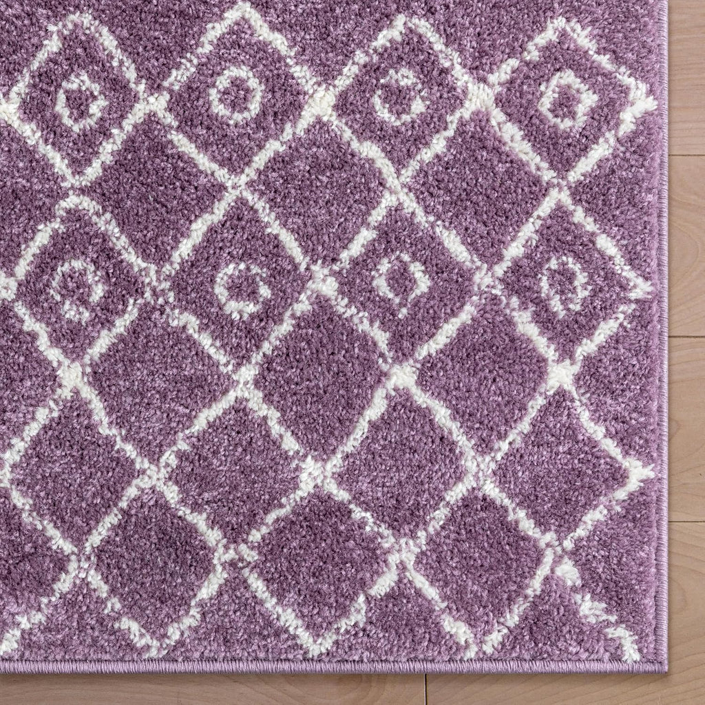 Colette Moroccan Trellis Blush 5'3" x 7' Area Rug