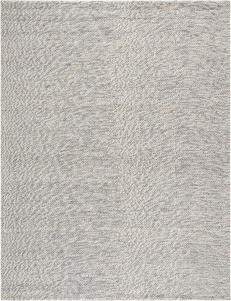 Area Rug 8x10 - Natura - Large - Blue & Ivory, Handmade Wool
