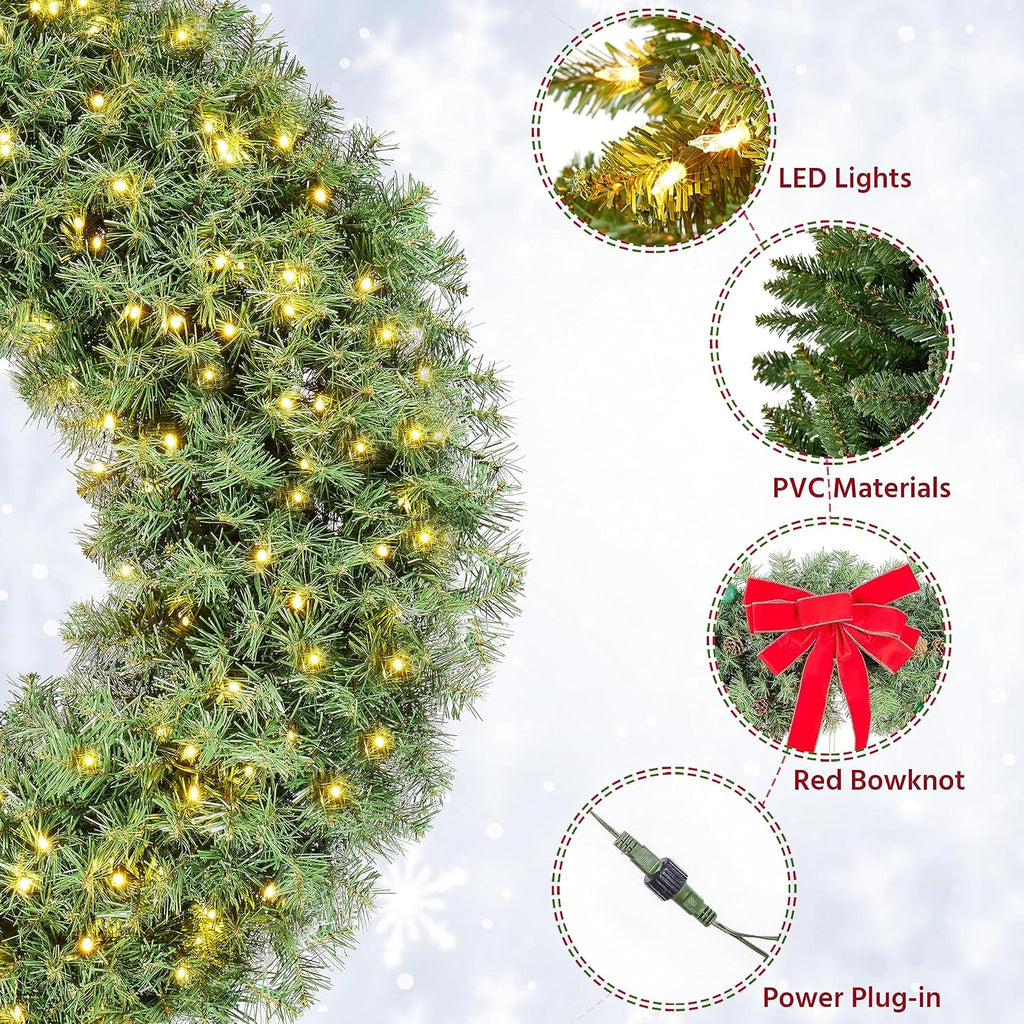 48in Large Artificial Christmas Wreath