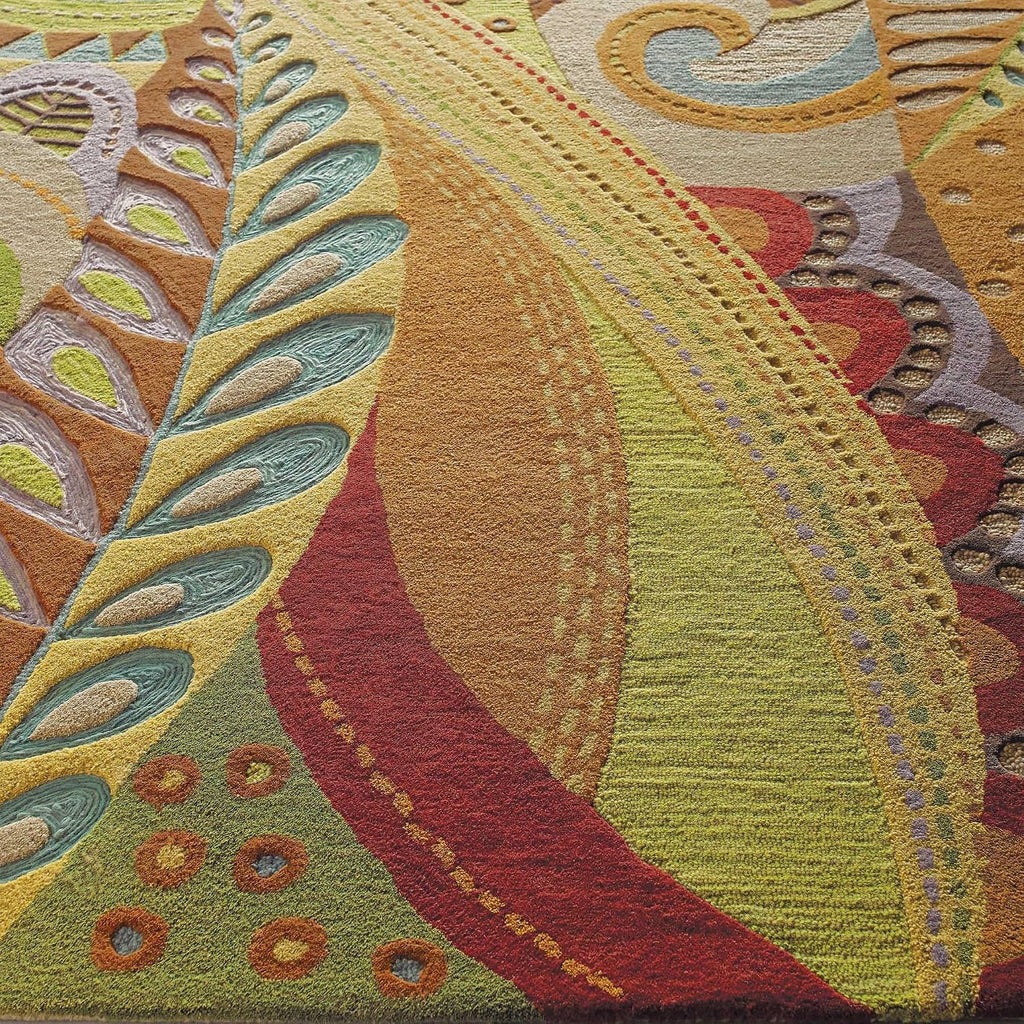 Area Rug Wool 8' x 10' Multicolor
