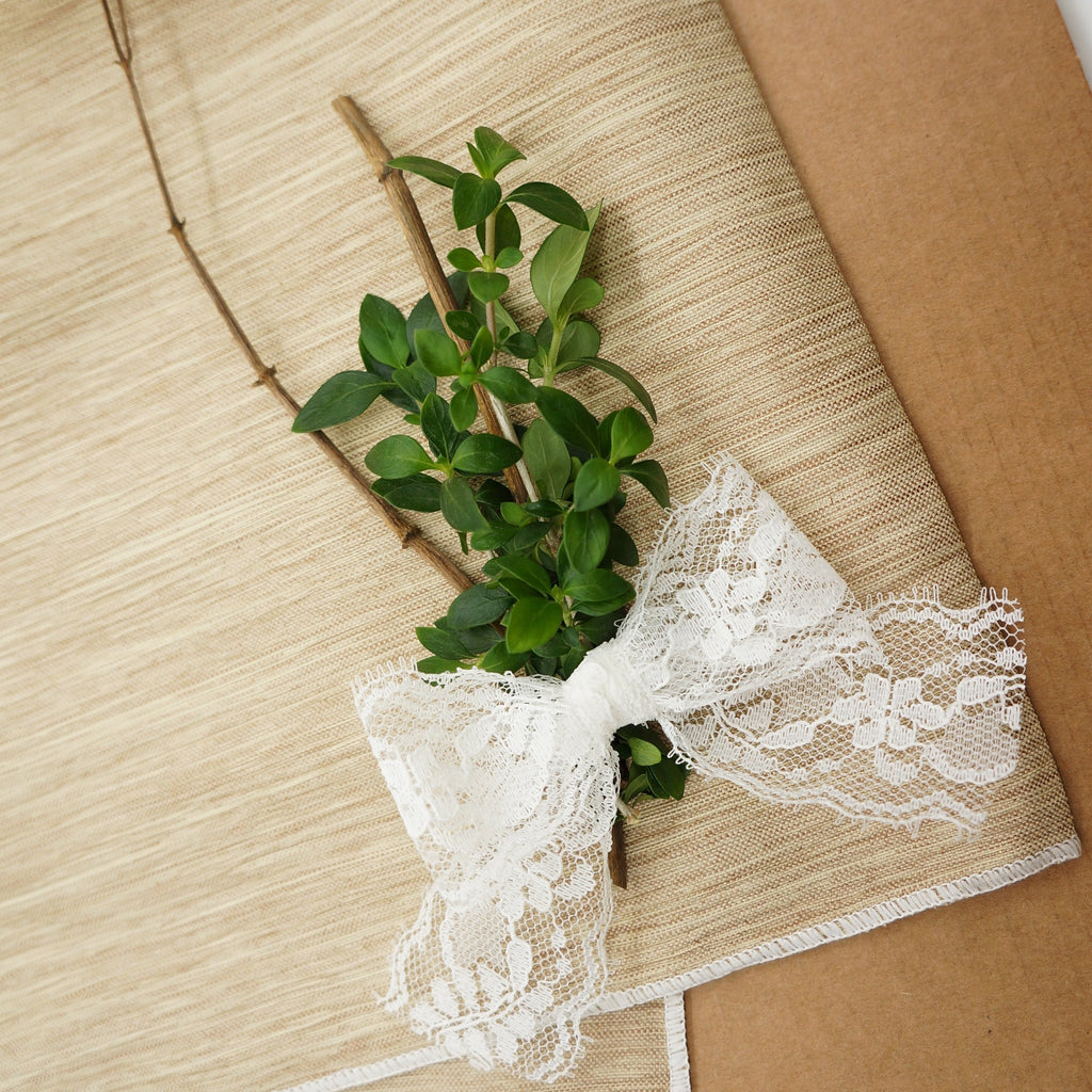Trim Ribbon 1.5" x 10 Yards White for Trimmings Sewing Home Decoration Gift Wrapping DIY Crafts Baby Shower Wedding