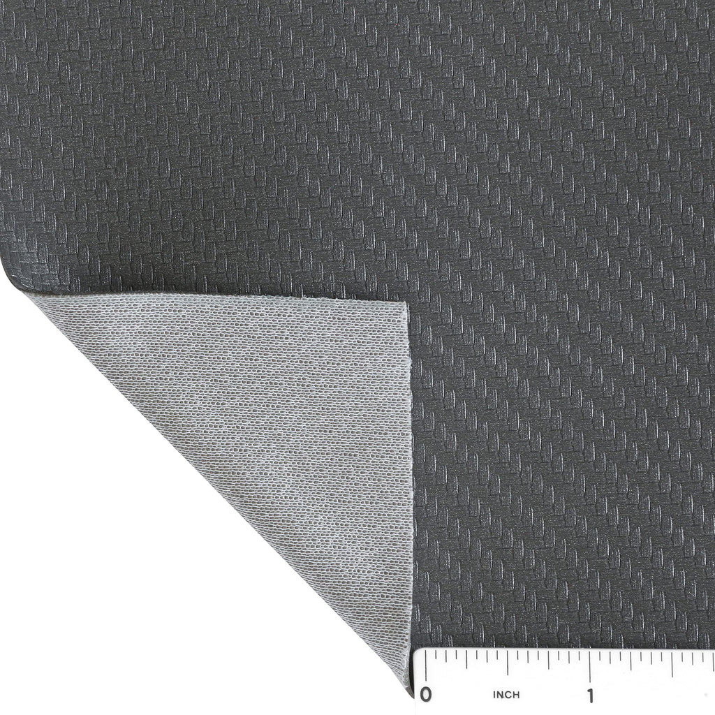 Vinyl Dark Gray Carbon Fiber 54" Wide 10 Yards Boat Auto