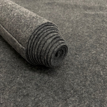 Acrylic Felt Fabric Pre Cuts, 1 Yard, 72 by 36 inches in Length by - Charcoal