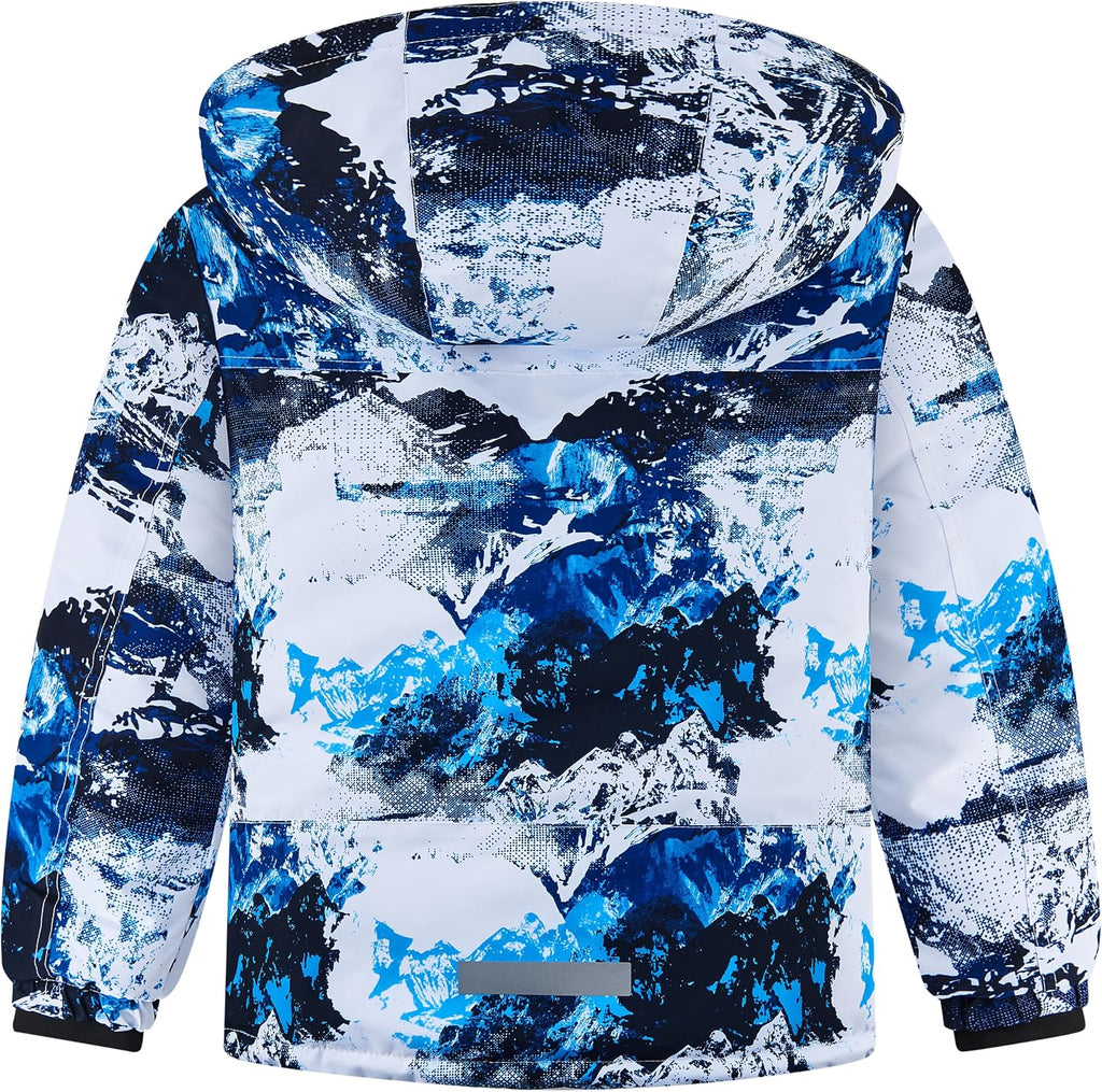 Boys Waterproof Ski Snow Jacket Kids Winter Jacket Warm Snow Coat