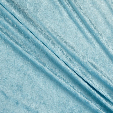 Panne Velvet Baby Blue, Fabric by the Yard