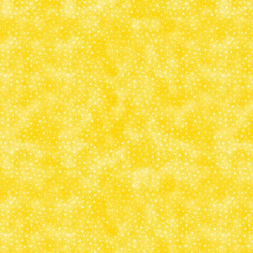 Misty Dots Yellow 100% Cotton Fabric By the Yard