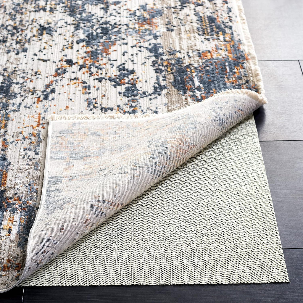 Non Slip Anti Skid Grippy Stay in Place Rug Pad Under Carpet, Stable on All Hard Floors (8' Runner) - Set of 2