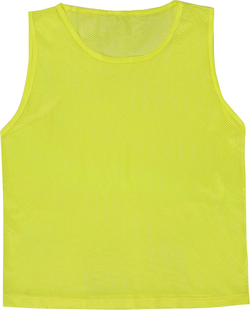 Pinnies (Set of 12/24 Practice Vests) Youth Pinnies, Pennies for Sports Youth, and Scrimmage Vests