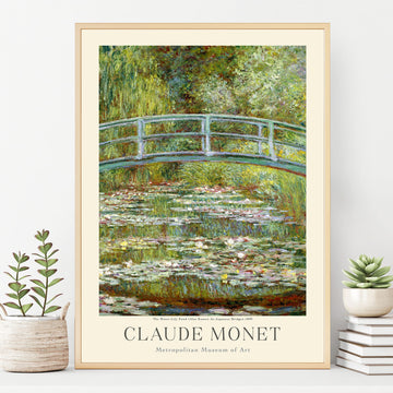 Claude Monet Museum Gallery Exhibition Poster - Art Works Prints, Vintage Wall Decor (Collection 1) - 18x24 Inches