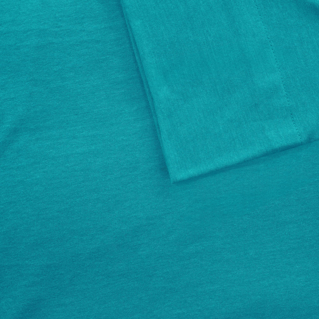Cotton Blend Jersey Knit Sheet Set Twin XL Size, Teal