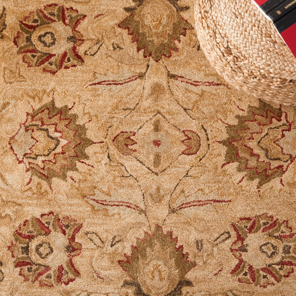 Anatolia Area Rug - 9' x 12', Beige & Beige, Handmade Traditional Oriental Wool