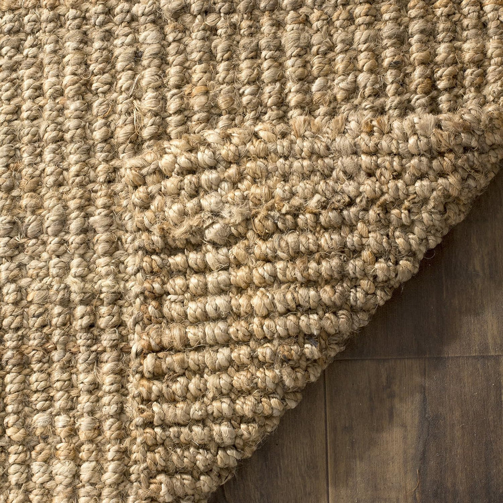 Area Rug - Natural Fiber Collection - Large - Natural Brown, Handmade Jute & Coir, Farmhouse Style, Chunky