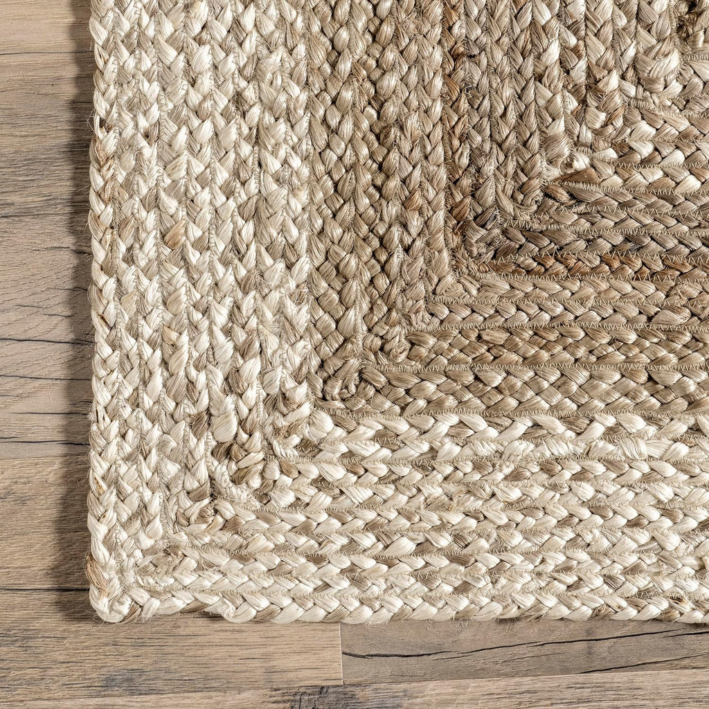 Charlene Natural Ombre Power Loomed Area Rug, Oval
