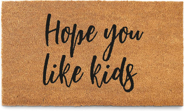 Hope You Like Kids Doormat 30x17 Inch, Funny Door Mat Outdoor, Funny Welcome Mat for Front Door | Funny Home Decor