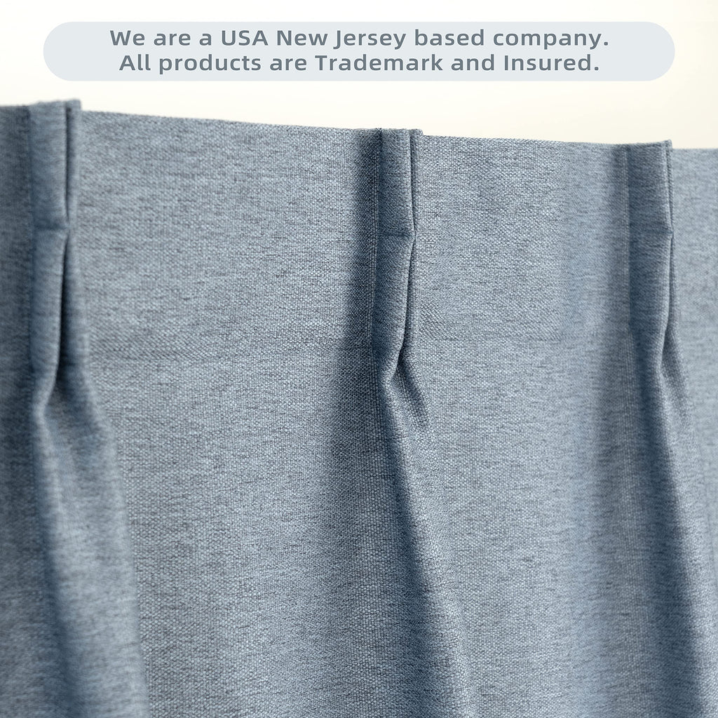 Pinch Pleat Valance Window Blackout Faux Linen Textured Solid Valance 16 Inch Farmhouse Linen Curtain Valance Window