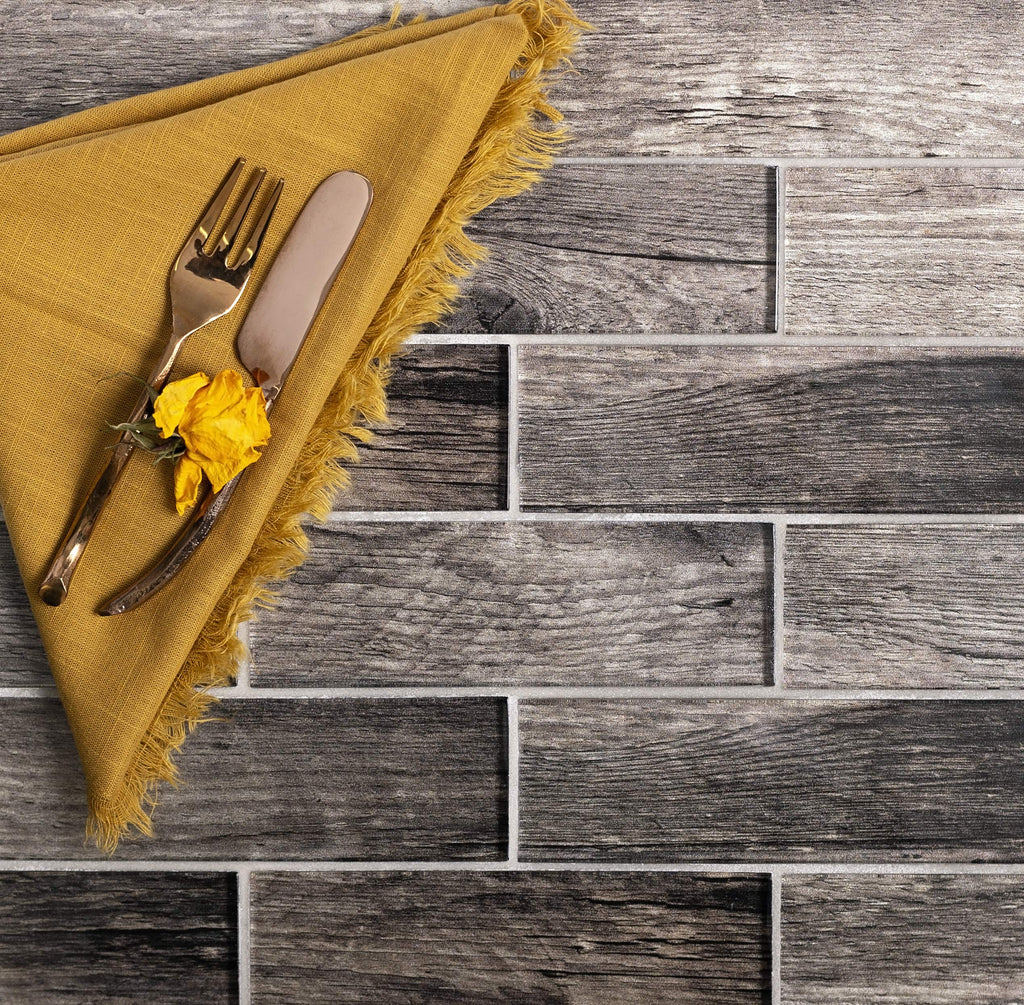 Subway Glass Tile Dark Brown 11.8x11.8 4.83 sq ft/case 5-Pack