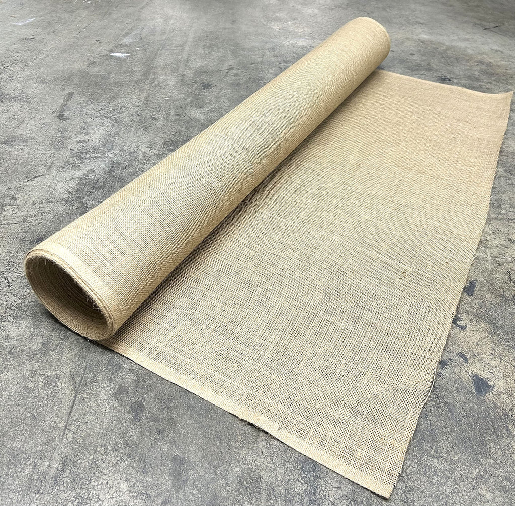 Burlap Fabric Roll 46" to 48 inch x 10 Yards | 30 ft Heavy Duty (10 oz) DIY Landscaping Cloth/Weed Barrier
