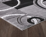 GLORY RUGS Area Rug Modern 5x7 Grey Soft Hand Carved Contemporary Floor Carpet with Premium Fluffy Texture for Indoor