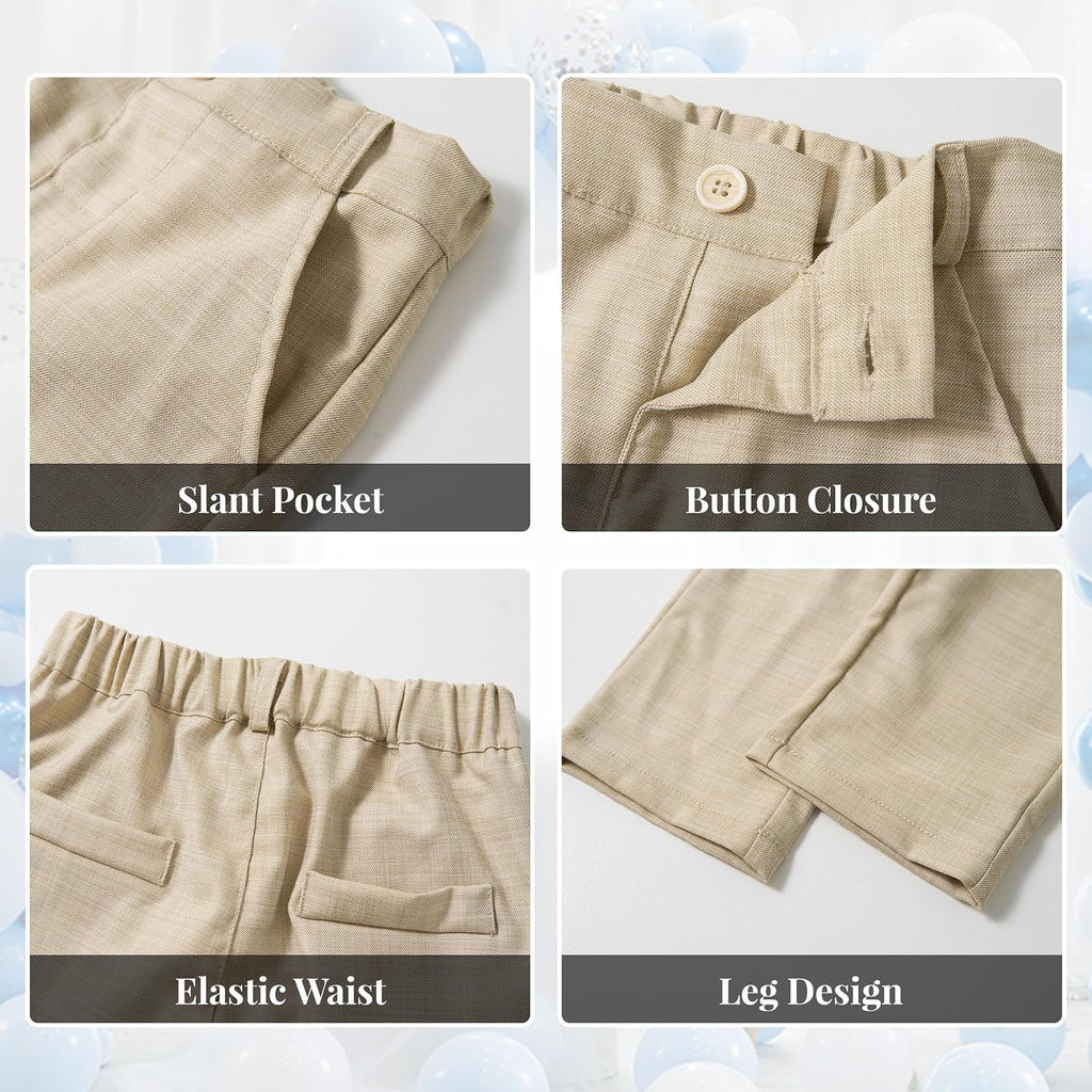 Boys Suit Formal Wedding Guest Dress Clothes