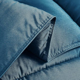 Chezmoi Collection 3-Piece All Season Oversized King Comforter Set Teal