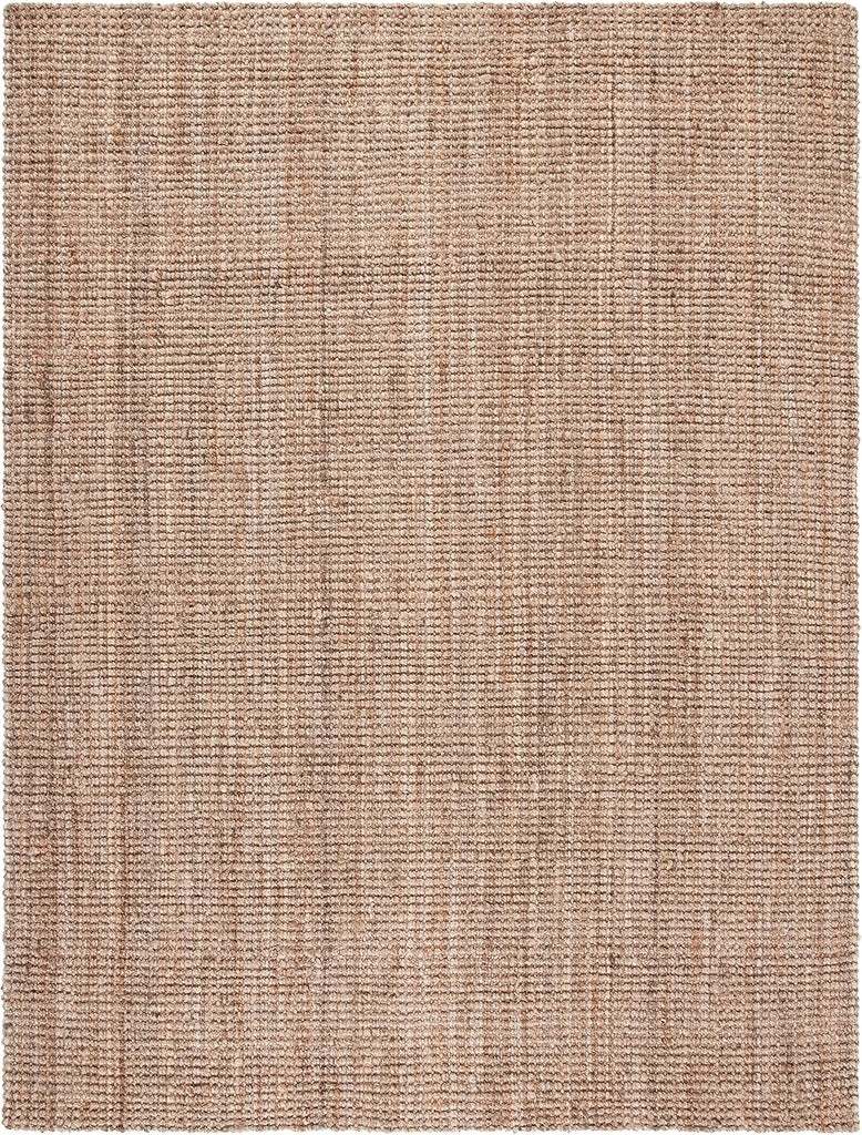 Area Rug - Natural Fiber Collection - Large - Natural Brown, Handmade Jute & Coir, Farmhouse Style, Chunky