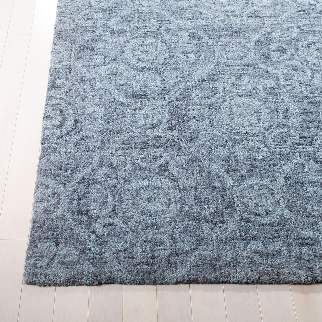 Area Rug 8x10 - Abstract - Large - Blue, Handmade Wool