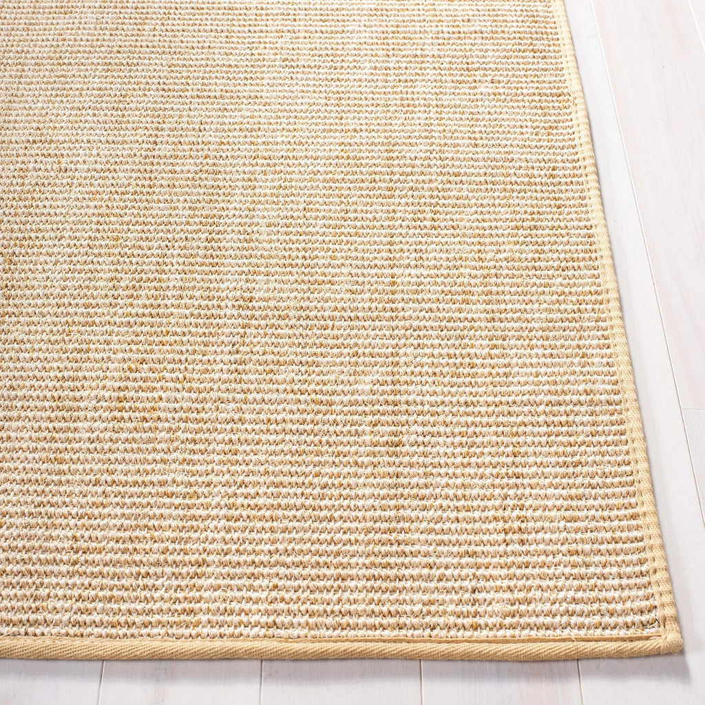X Area Rug Collection - 9' x 13', Beige & Ivory, Sisal & Jute, Farmhouse Style, Ideal, Dining Space (MSR9501C)