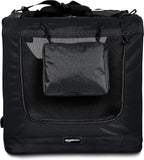 Foldable Portable Soft Pet Dog Crate Carrier Kennel, 36 x 24 x 24 inches, Black