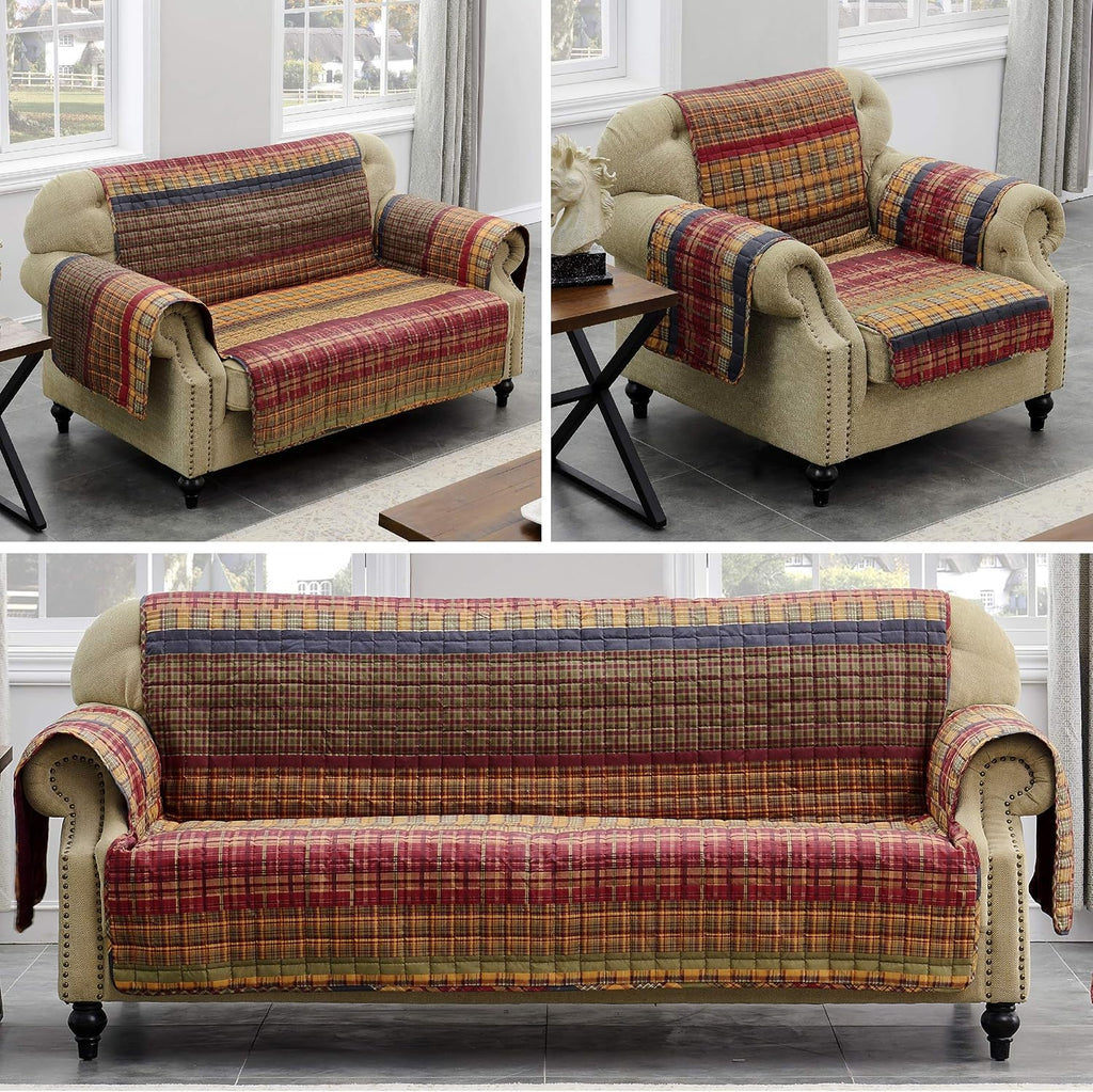 Gold Rush Reversible Slipcover - Furniture Protector - Sofa