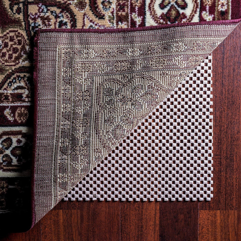 Super-Grip Non-Slip Area Rug Pad 5 x 8 for Any Hard Surface Floor, Keeps Your Rugs Safe and in Place - Set of 40