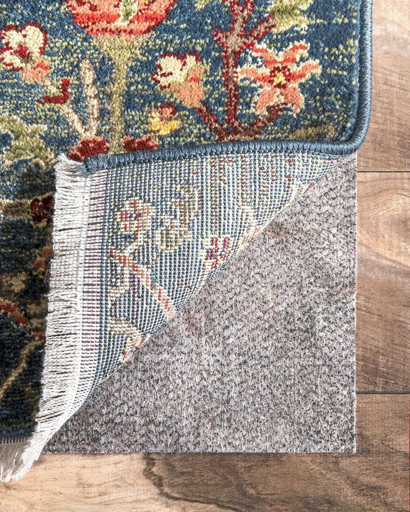 Brody Grey Solid Power Loomed Area Rug Pad, 9' x 12' - Set of 108