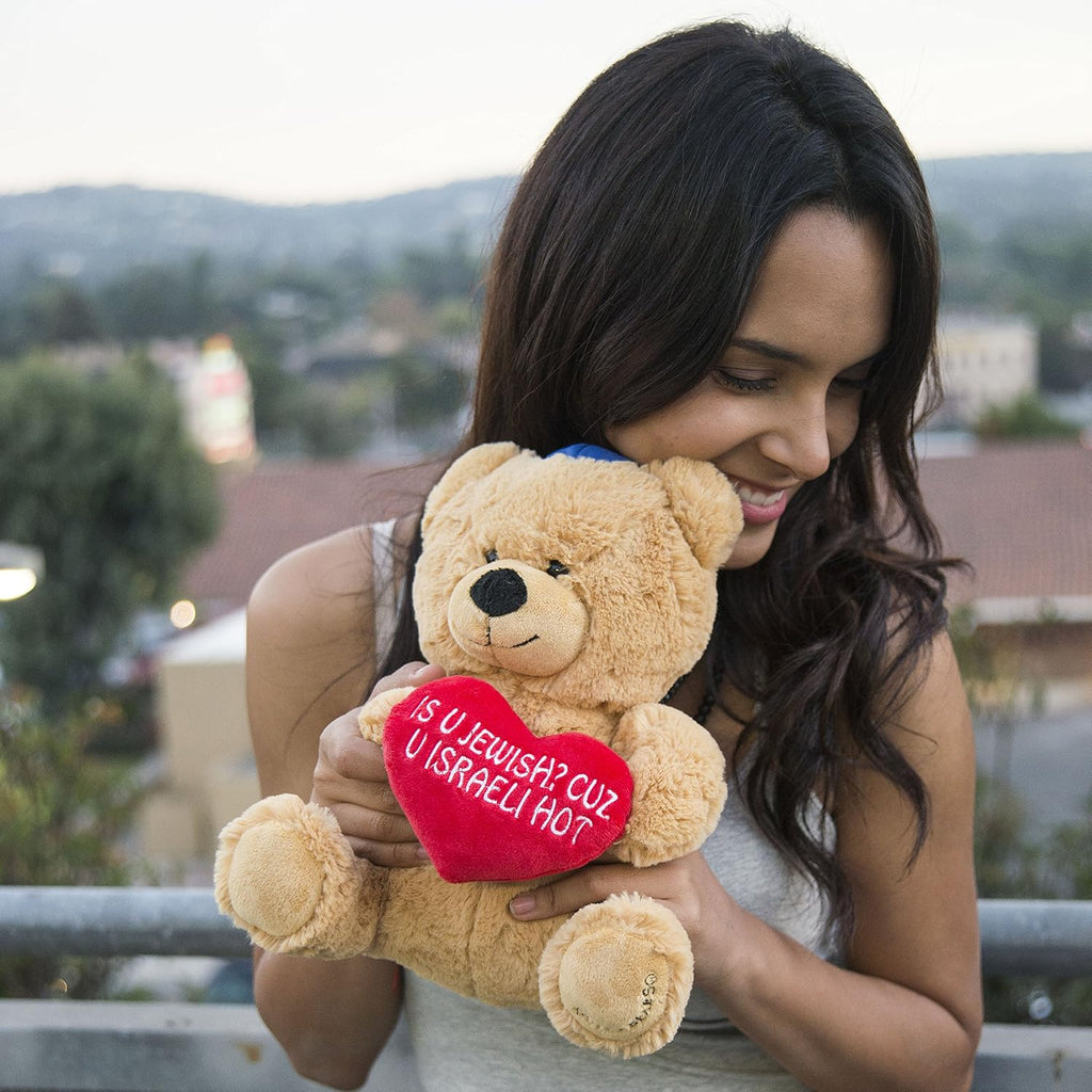 10" is U Jewish? Cuz U Israeli Hot Teddy Bear Hanukkah Plush