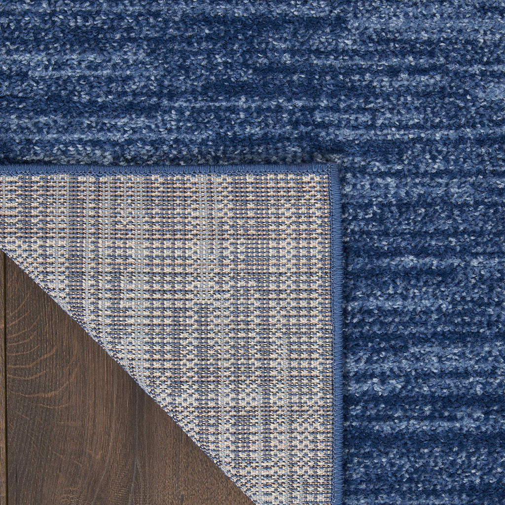 Essentials Navy Blue 5' x 7' Area Rug - Easy Clean, Non Shedding, Bed Room, Living Room, Dining Room, Kitchen