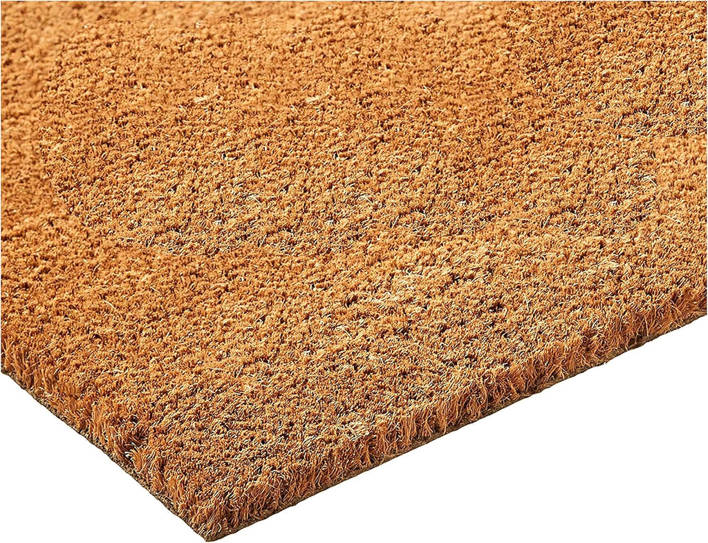 Home & More 153622436M Urban Chic Monogram Doormat (Letter M), Black/Natural, 24" x 36"