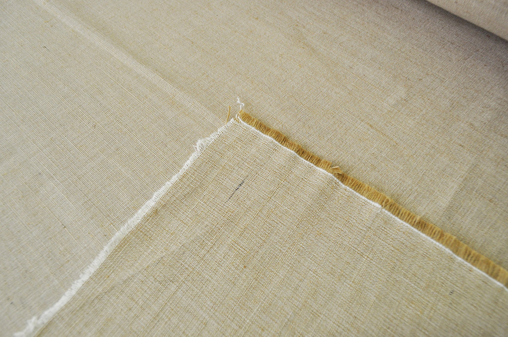 60" Wide Burlap and Cotton Blend Natural Lint Free Linen Burlap Fabric for Crafts & Decoration (60" Wide x 1 Yard