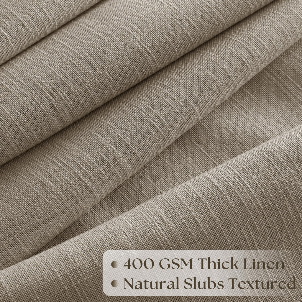 100 Inch Wide Curtains 84 Inches Long Linen Curtains Burlywood Birch