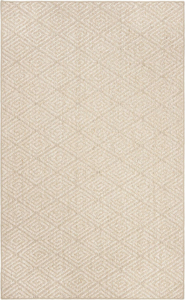 Palm Beach Collection Area Rug, Beige & Beige, Sisal Design, Non-Shedding & Easy Care, Ideal for High