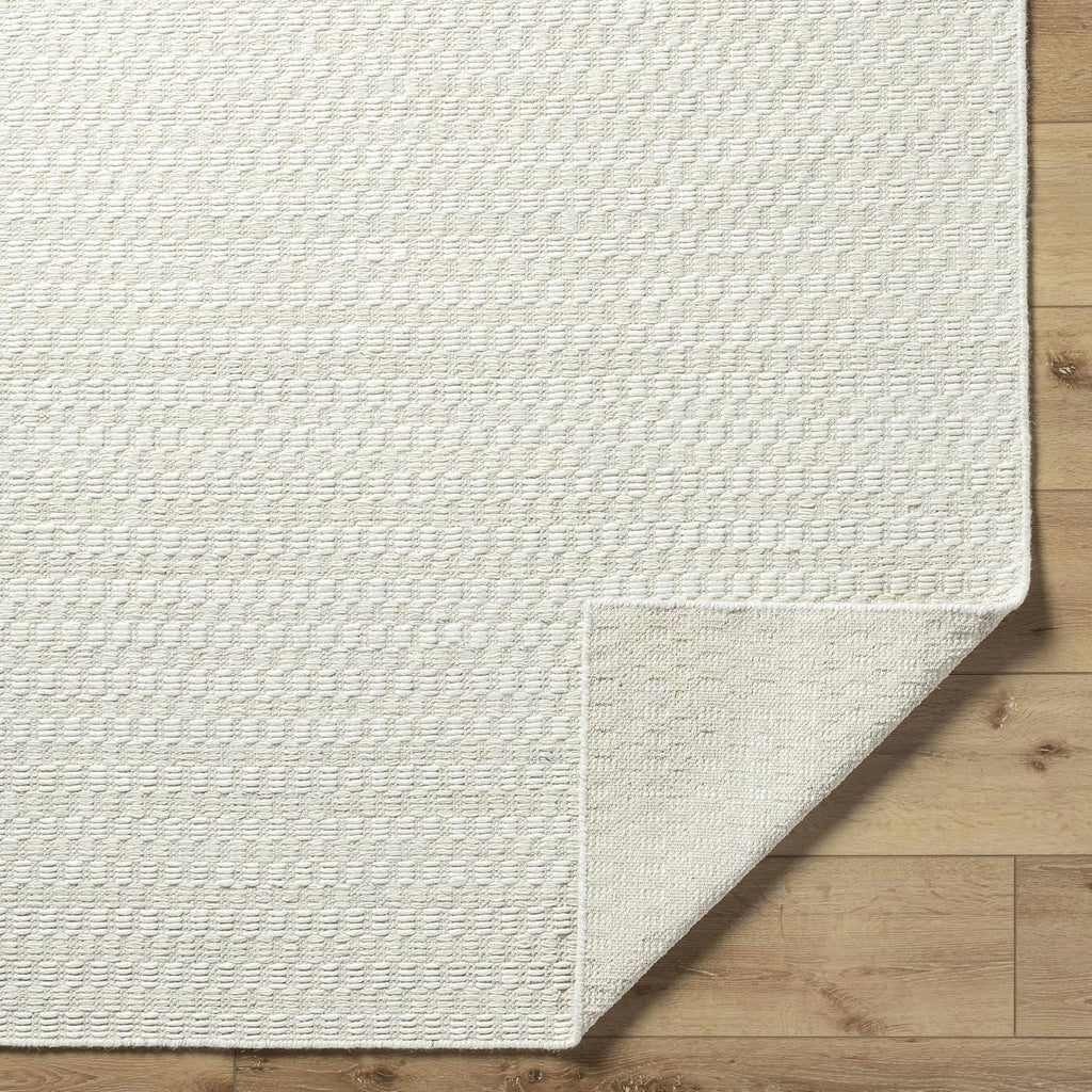 Amethyst Wool Living Room, Bedroom Area Rug - Striped Plain - Traditional Transitional Modern Minimalist Scandinavian
