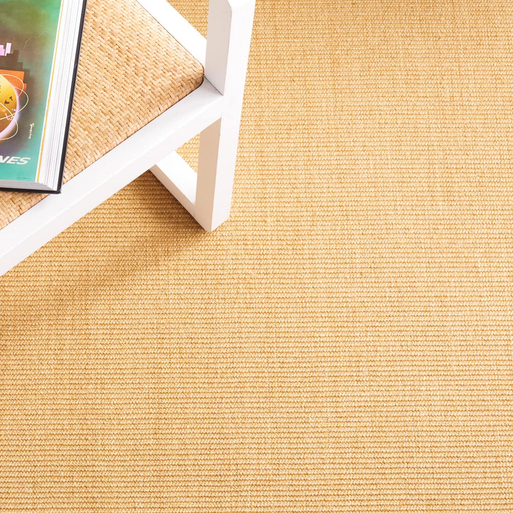 X Area Rug Collection - 6' x 9', Natural & Green, Sisal & Jute, Farmhouse Style, Ideal , Dining Space (MSR9501E)