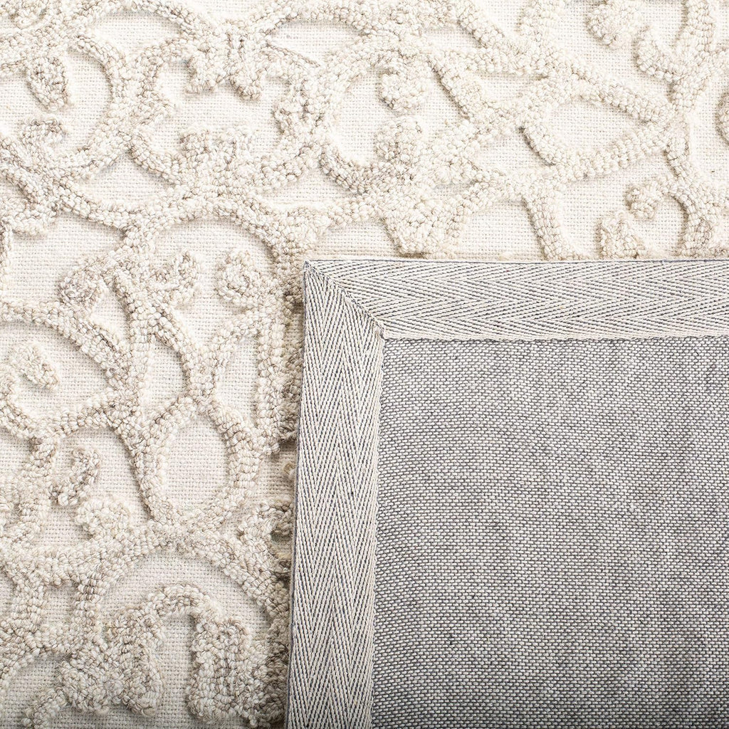 Area Rug 8x10 - Trace - Large - Camel & Ivory, Handmade Wool