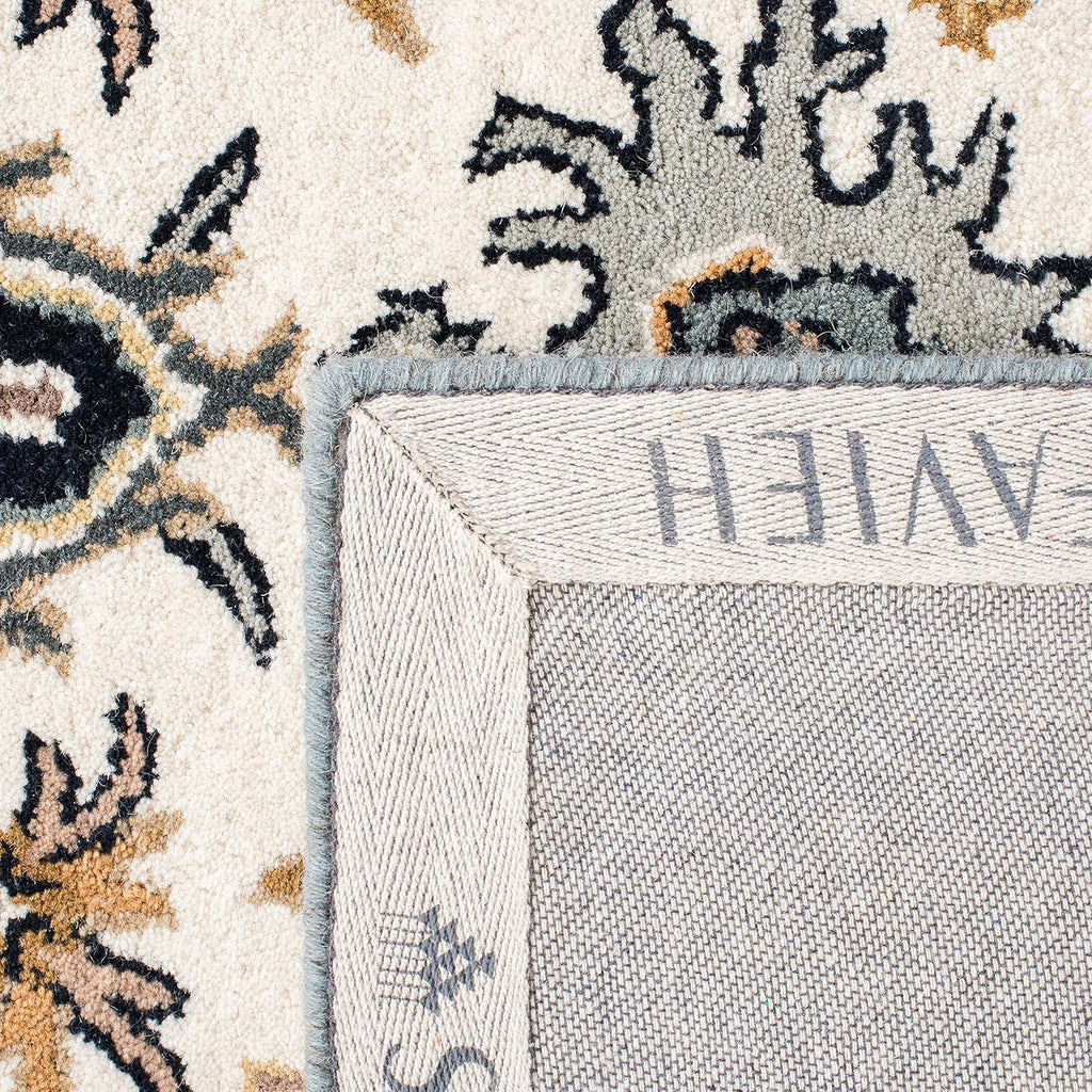 Area Rug 9x12 - Heritage - Large - Grey & Green, Handmade Wool, Traditional Oriental Medallion Design