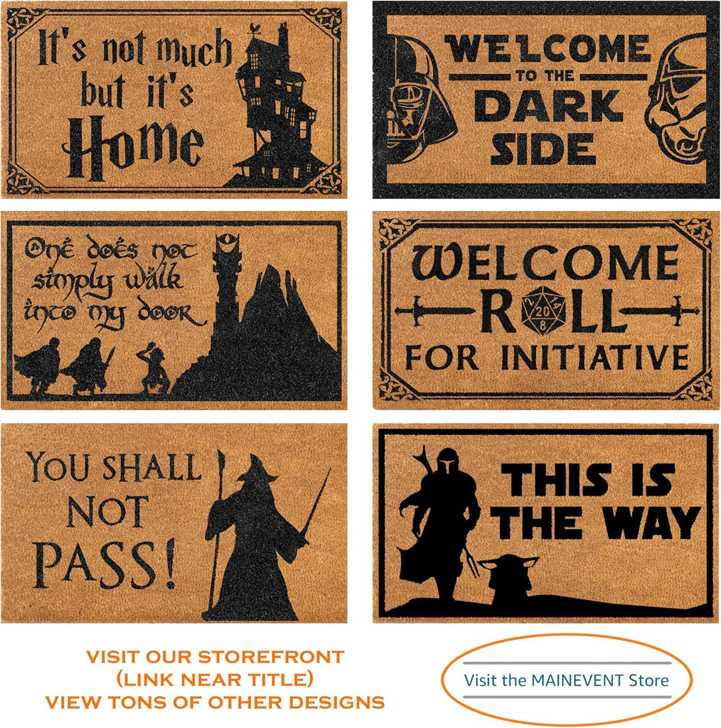 You Gotta Act Right Door Mat 30x17 Inch, Funny Welcome Mat Coir Doormat | Funny Home Decor, Conversation Starter