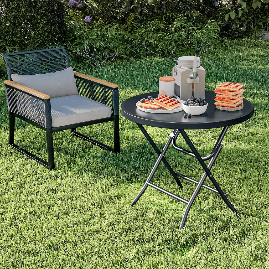 32 Inch Round Folding Table for Outdoor/Indoor