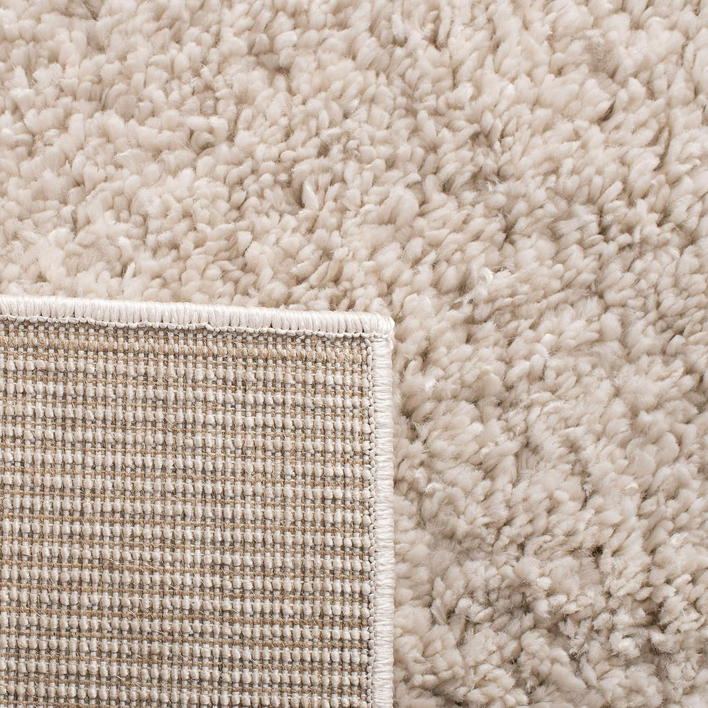 August Shag X-Large Area Rug - 12' x 15', Beige, Solid Design, Non-Shedding & Easy Care, 1.2-inch Thick