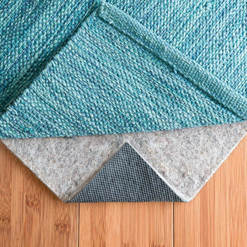 2'x6', Non-Slip Felt and Rubber Rug Pad (1/4" Thick), Protects Your Floors, Low-VOC, 100% Made in the USA, 2-Year