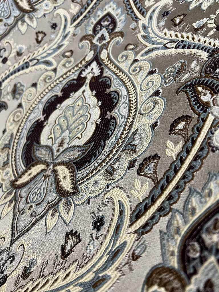 Luxurious Woven Jacquard Majestic Damask Fabric for Upholstery, Dining Chairs, Window Treatments, Crafts